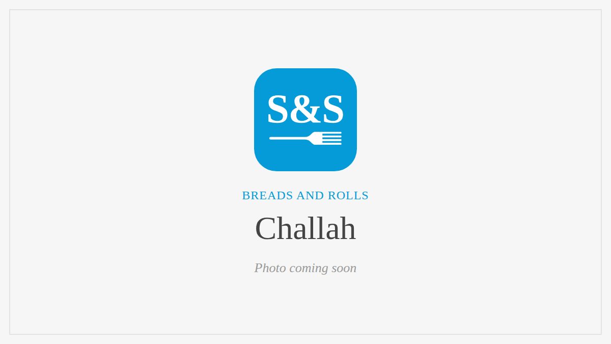 Steak and Seafood title card for Challah, photo coming soon