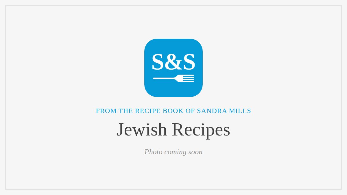 Steak and Seafood title card for Jewish recipes, photos coming soon